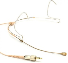 DPA 4466 CORE Omnidirectional Headset Microphone for Sennheiser Wireless - Beige