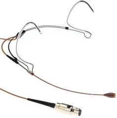 DPA 4466 CORE Omnidirectional Headset Microphone for Shure Wireless - Brown