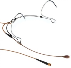 DPA 4466 CORE Omnidirectional Headset Microphone with MicroDot Connector - Brown