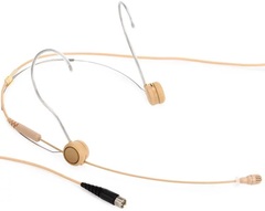 Shure TwinPlex TH53T/O-MDOT Omnidirectional Headset Microphone with MicroDot Connector - Tan