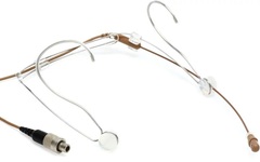 Shure DuraPlex DH5 Omnidirectional Headset Microphone with LEMO3 Connector - Cocoa