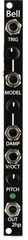 2HP Bell Eurorack Melodic Percussion Generator (Black)