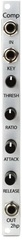 2HP Comp Eurorack Compressor Module with Sidechain Input - Silver