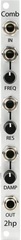 2HP Comb Eurorack Comb Filter Module - Silver