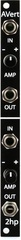 2HP AVert Eurorack Avert - Black