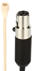 Countryman B3 Omnidirectional Lavalier Microphone - Standard Sensitivity with TA4F Connector for Shure Wireless - Light Beige