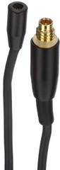 Que Audio DA04 BL Micro Lavalier Microphone- Black
