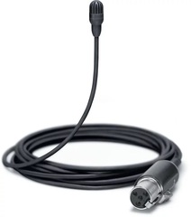 Shure TwinPlex TL47B/O-MTQG-A Omnidirectional Lavalier Microphone with Accessory Kit (TA4F, Black)