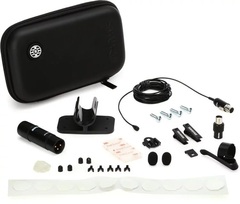 Shure TwinPlex TL47B/O-XLR-A Omnidirectional Lavalier Microphone with Accessory Kit (XLR, Black)
