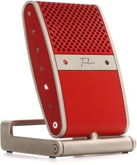 Tula Portable USB-C Microphone with Built-in Recorder - Red