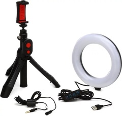IK Multimedia iRig Video Creator Bundle Video and Streaming Kit with Ring Light