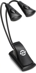 K&M 12246 Dual FlexLight 4 LED Music Stand Light