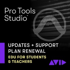 Avid Pro Tools Studio Perpetual License Renewal for Teachers and Students (Continues Updates and Support for 1 Year)
