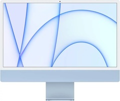 Apple 24-inch iMac with Retina 4.5K display: Apple M1 chip with 8‑core CPU and 8‑core GPU, 512GB - Blue