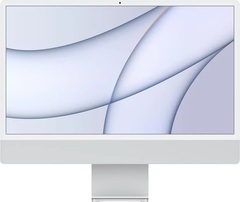 Apple Apple 24-inch iMac with Retina 4.5K display: Apple M1 chip with 8‑core CPU and 7‑core GPU, 256GB - Silver