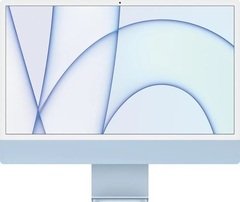 Apple 24-inch iMac with Retina 4.5K display: Apple M1 chip with 8‑core CPU and 7‑core GPU, 256GB - Blue