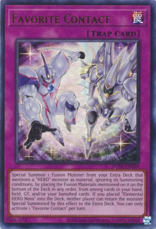 Favorite Contact - POTE-EN069 - Ultra Rare - Unlimited Edition