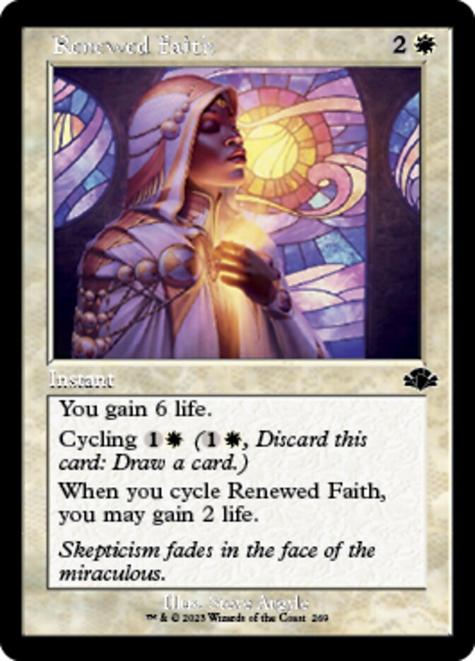 Renewed Faith - Foil - Retro Frame