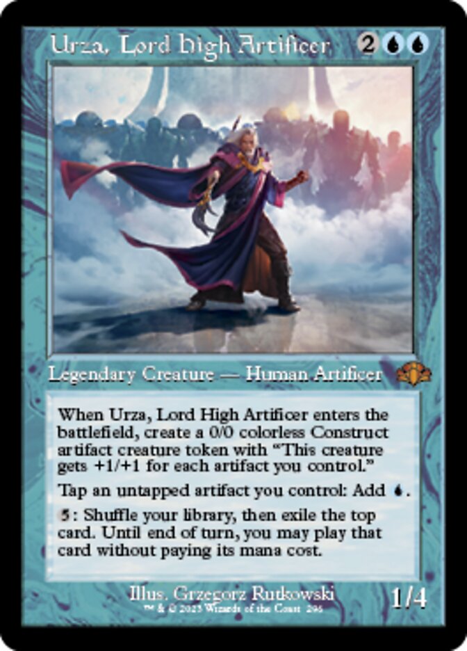 Urza, Lord High Artificer (Retro Frame)