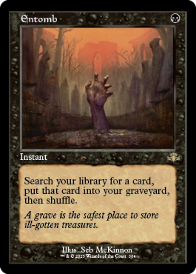 Entomb - Foil - Retro Frame