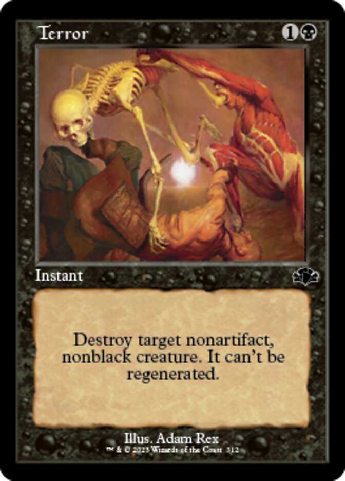 Terror - Foil - Retro Frame