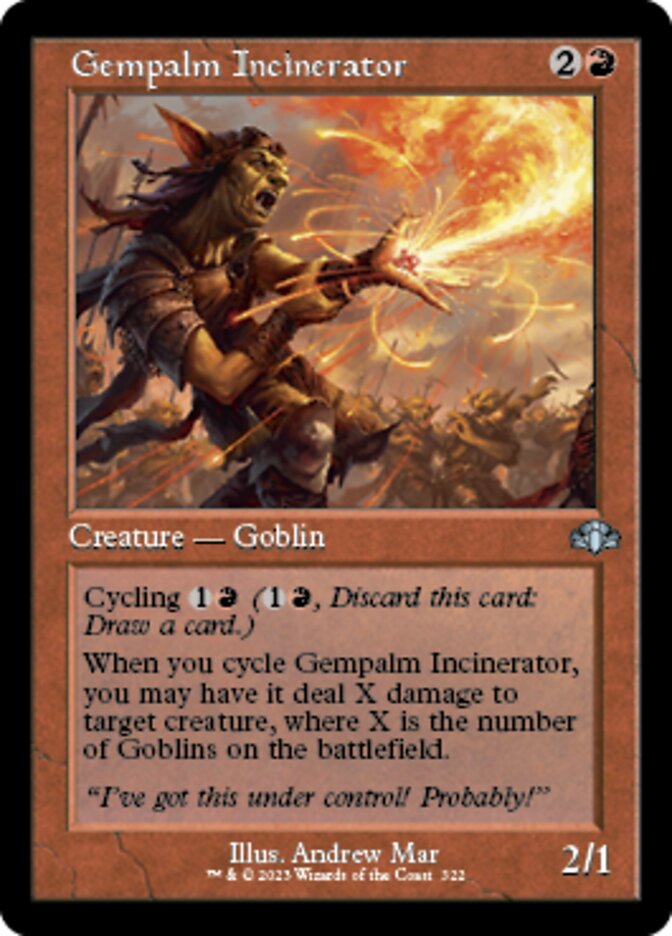 Gempalm Incinerator - Retro Frame