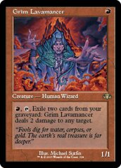 Grim Lavamancer (Retro Frame)