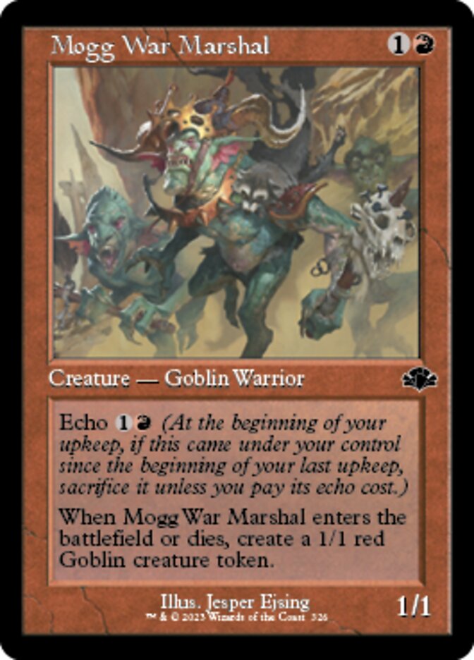 Mogg War Marshal - Foil - Retro Frame