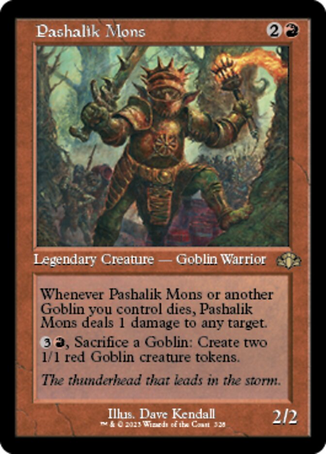 Pashalik Mons - Foil - Retro Frame