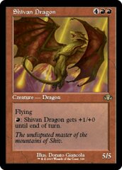 Shivan Dragon - Foil - Retro Frame