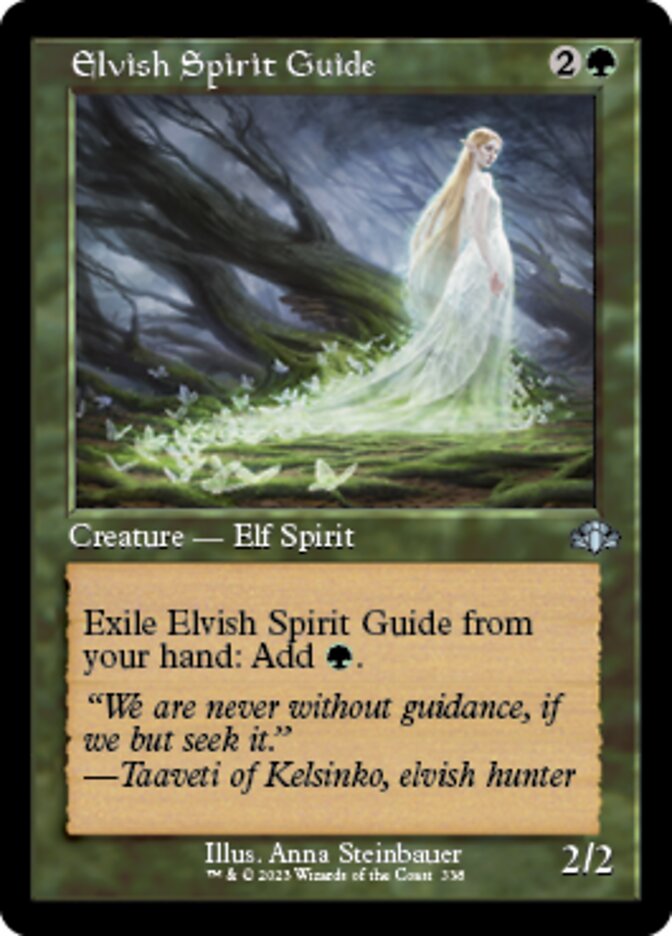 Elvish Spirit Guide - Foil - Retro Frame