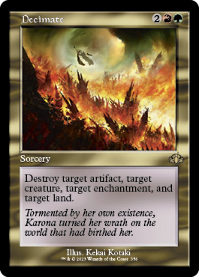 Decimate (Retro Frame)