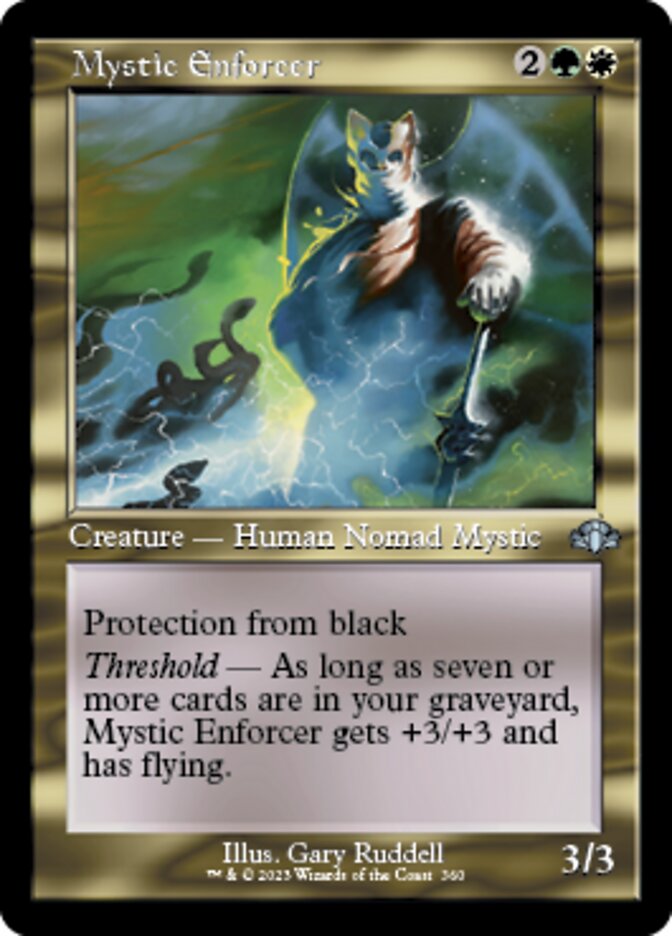 Mystic Enforcer - Foil - Retro Frame