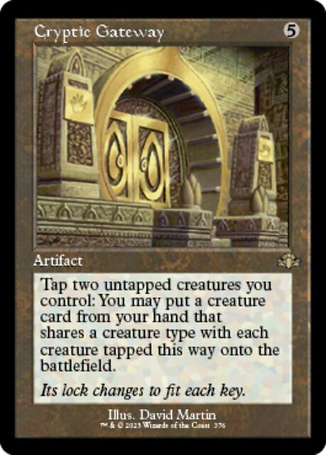 Cryptic Gateway - Foil - Retro Frame