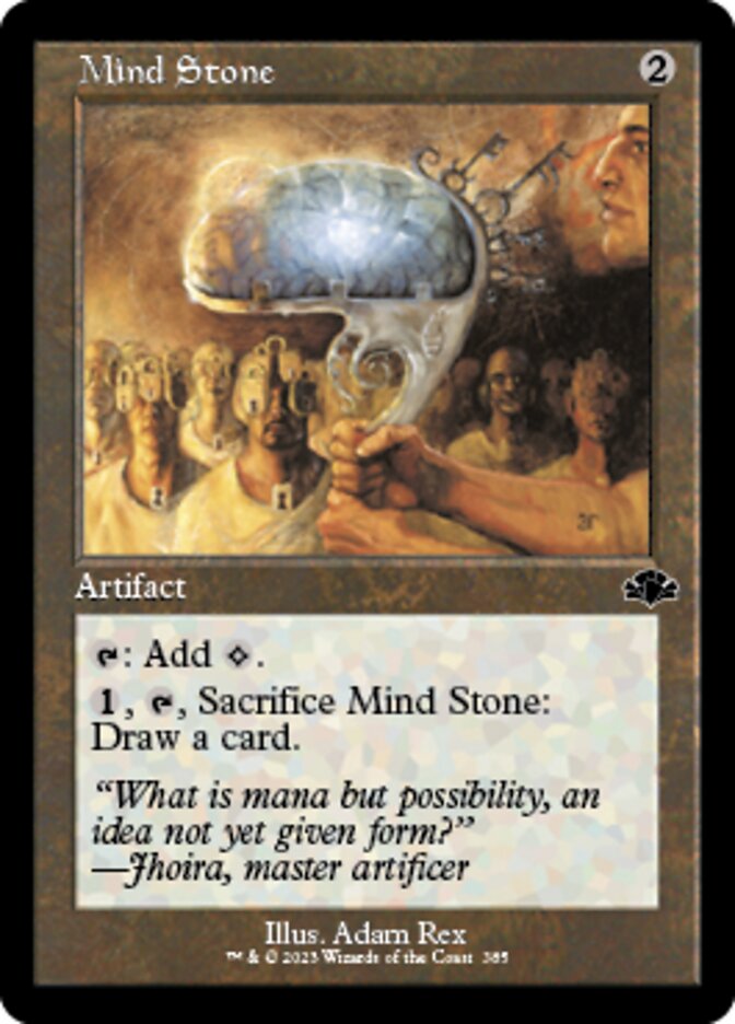 Mind Stone - Foil - Retro Frame