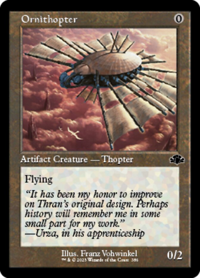 Ornithopter - Retro Frame