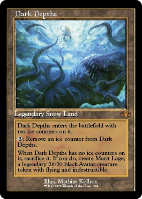 Dark Depths - Foil - Retro Frame