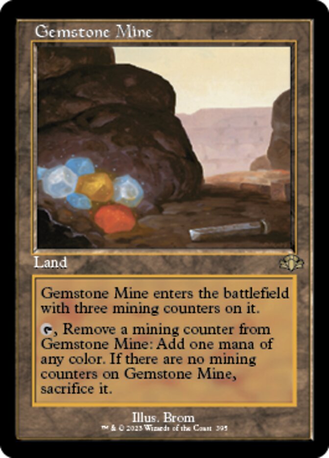 Gemstone Mine - Foil - Retro Frame