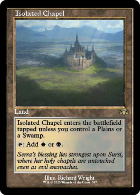 Isolated Chapel - Foil - Retro Frame