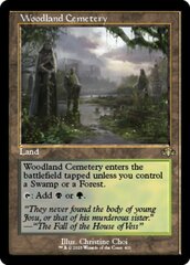 Woodland Cemetery (Retro Frame) - Foil