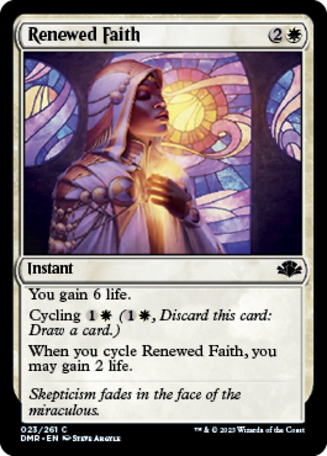 Renewed Faith - Foil