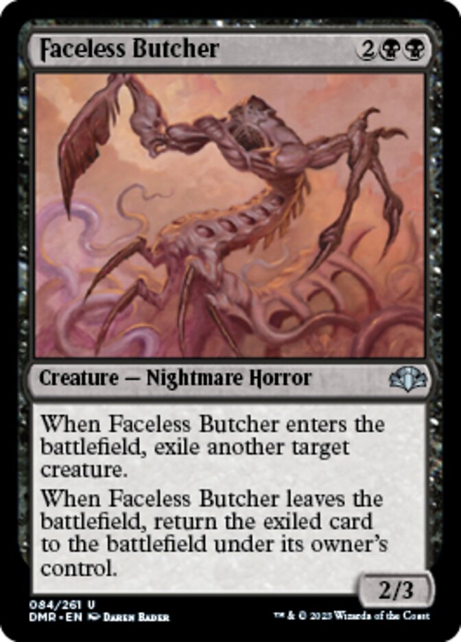 Faceless Butcher - Foil