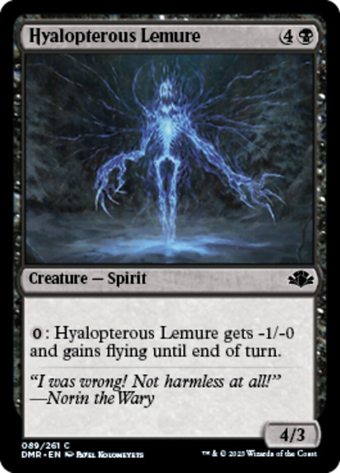 Hyalopterous Lemure - Foil