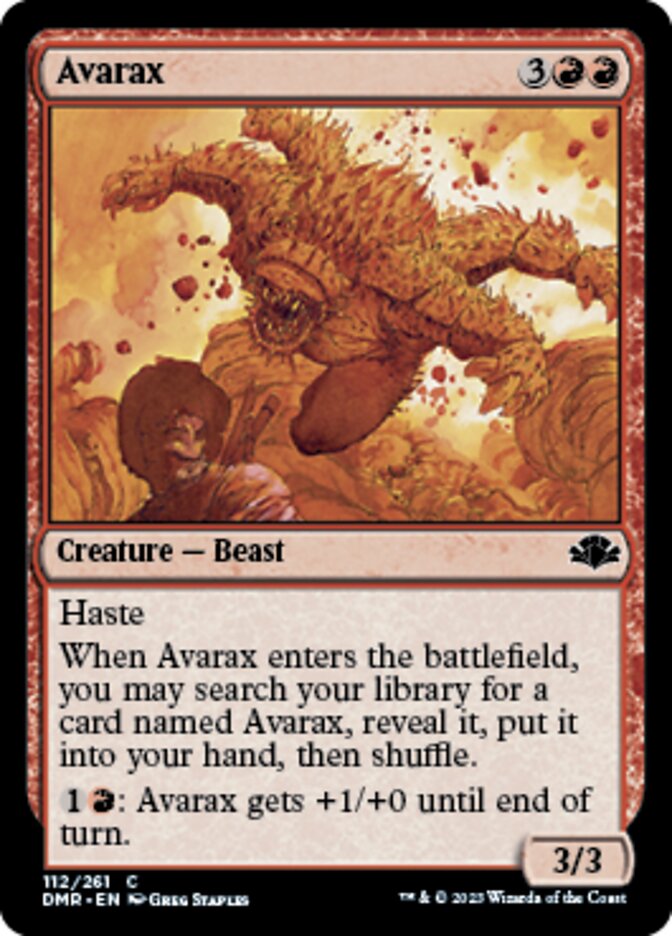 Avarax - Foil