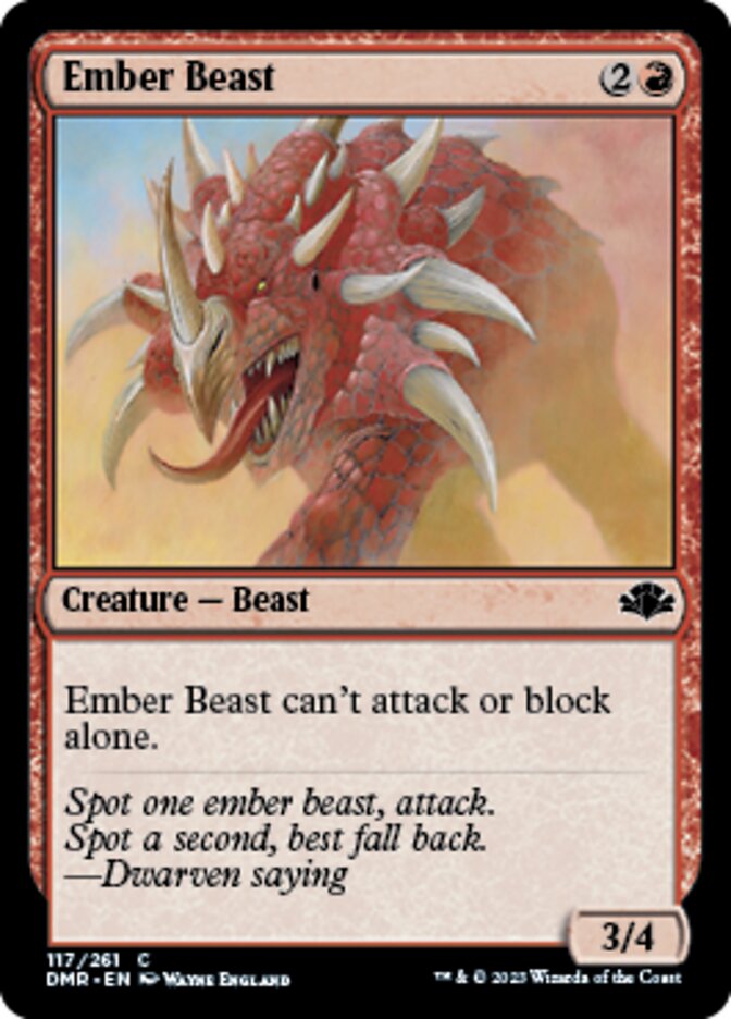 Ember Beast - Foil