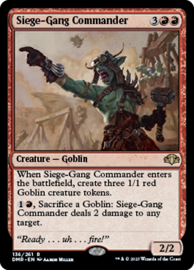 Siege-Gang Commander - Foil