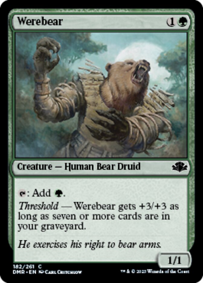 Werebear - Foil