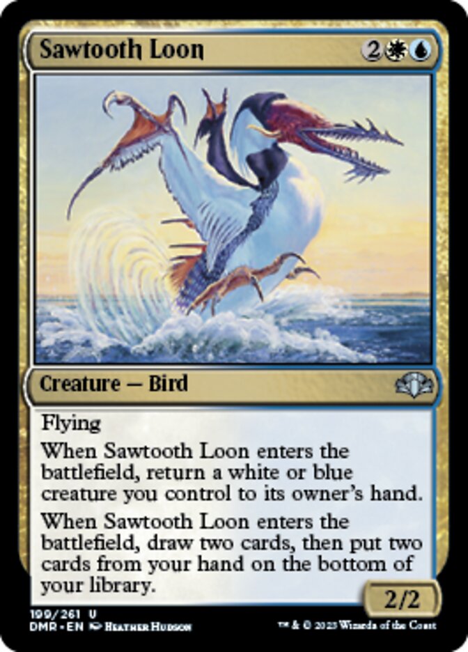 Sawtooth Loon - Foil