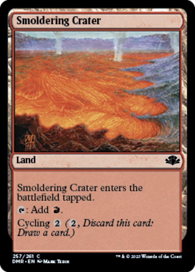 Smoldering Crater - Foil