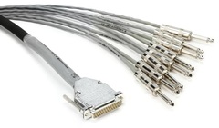 Avid DB25 to TS +4 dBu/-10 dBV Padded DigiSnake - 12 foot